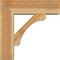 Ekena Millwork Legacy Block Rough Sawn Bracket w/ Offset Brace, Western Red Cedar, 8"W x 26"D x 26"H BKT0806X26X26LEC05RWR - alternate 2